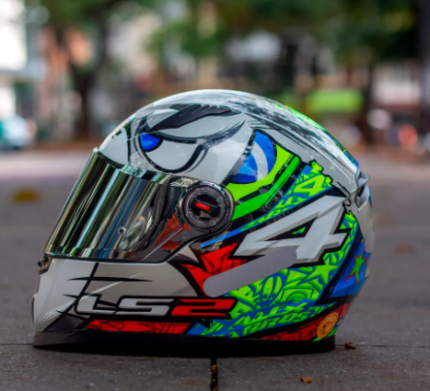 Capacete LS2 FF358 Alex Barros - Prata