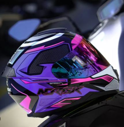 Capacete Norisk Razor Speedmax Rosa + VISEIRA BRINDE