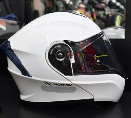 Capacete Norisk Motion Articulado Monocolor - Branco