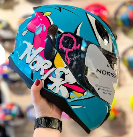 Capacete Norisk Razor Mad - Azul