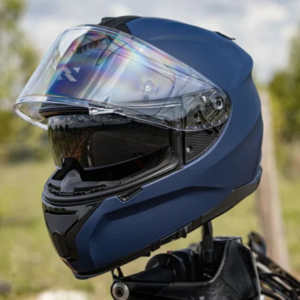 Capacete Norisk Strada Monocolor Azul Fosco