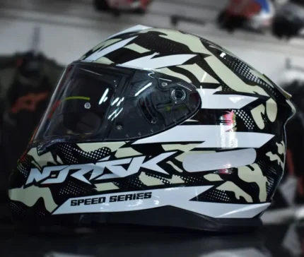 Capacete Norisk Strada Commando - Preto/Branco
