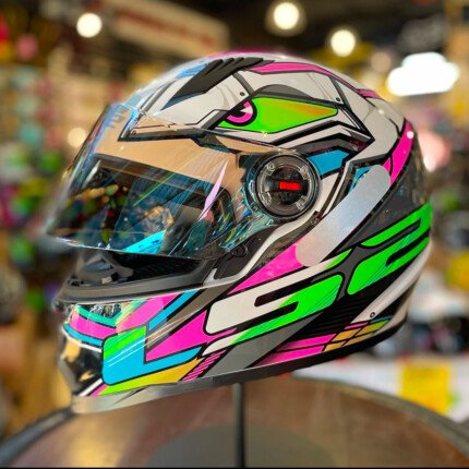 Capacete LS2 FF358 Xdron + Viseira espelhada Brinde