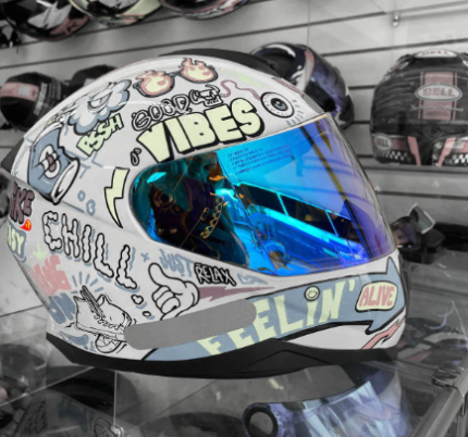 Capacete Norisk Ff391 Razor Revo Azul Noite e Dia